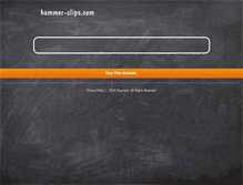 Tablet Screenshot of hammer-clips.com